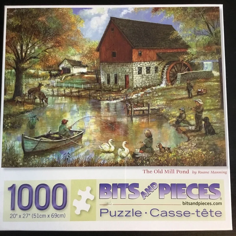 PFG The Old Mill Pond (Usagé/Used - PUZZLES FOR GOOD)