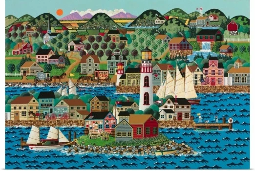 PFG Americana Collection - Mariah by the Sea (500pcs) (Usage/Used - PUZZLES FOR GOOD)