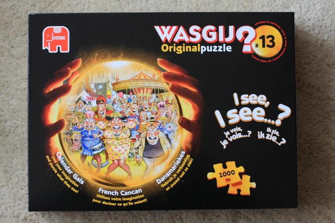 PFG Wasgij Original #13 Calendar Gals/French Cancan (Usage/Used - PUZZLES FOR GOOD)