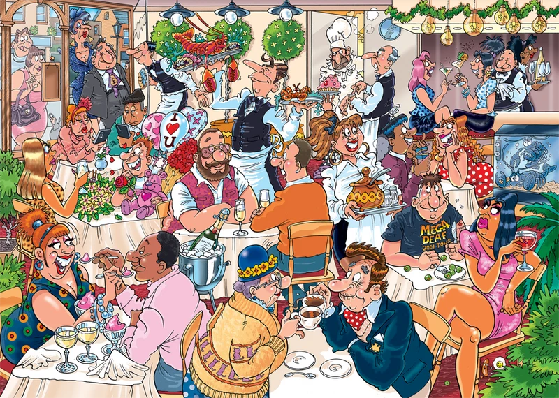PFG Wasgij Mystery # 26, Date Night (Usage/Used - PUZZLES FOR GOOD)