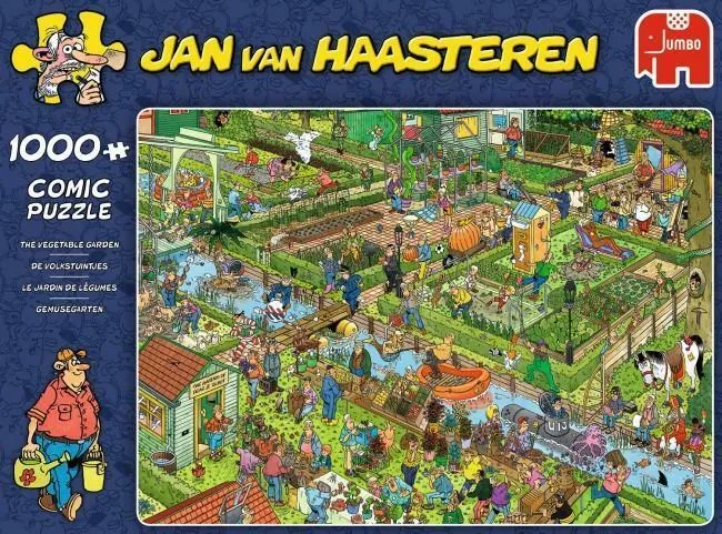 PFG The Vegetable Garden / Le jardin de légumes, JVH (1000pcs) (Usage/Used - PUZZLES FOR GOOD)