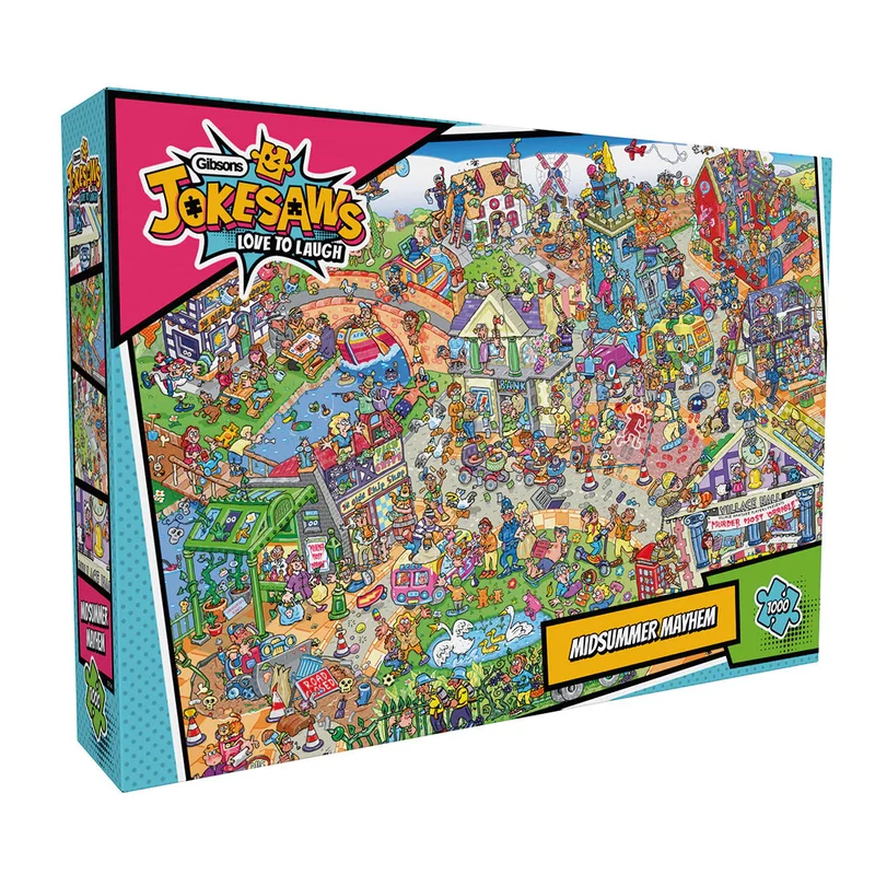 PFG Jokesaws - Midsummer Mayhem (1000pcs) (Usage/Used - PUZZLES FOR GOOD)