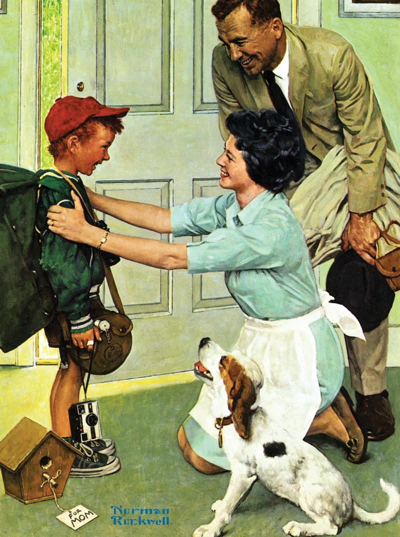 PFG Home From Camp, Norman Rockwell (1000pcs) (Usage/Used - PUZZLES FOR GOOD)
