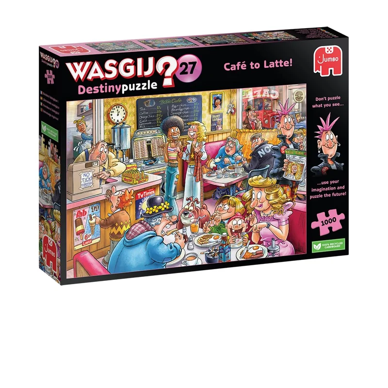 PFG Wasgij Destiny #27 - Cafe to Latte! (Usage/Used - PUZZLES FOR GOOD)