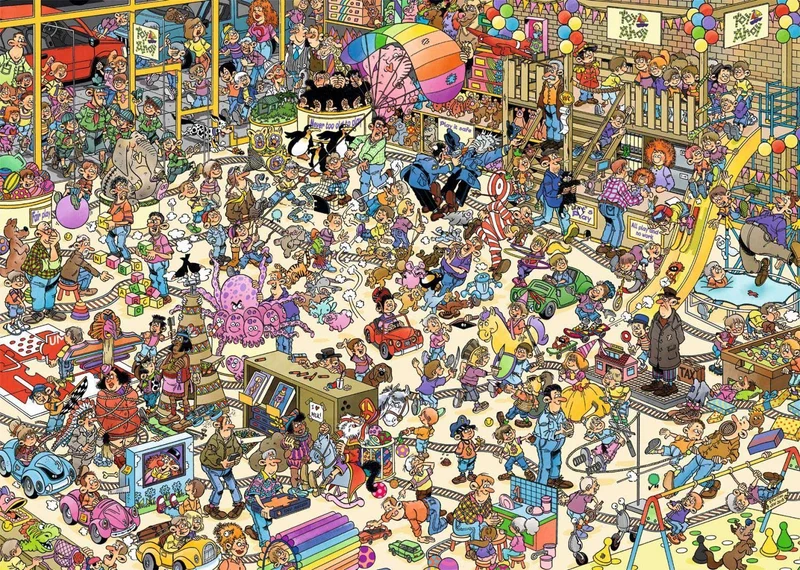 PFG The Toy Shop / Le magasin de Jouets, JVH (1000pcs) (Usage/Used - PUZZLES FOR GOOD)