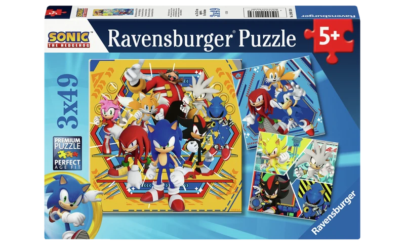 Ravensburger Sonic the Hedgehog (3 x 49 pcs)