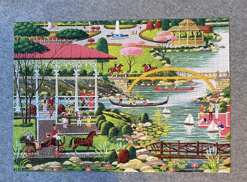 PFG Art Gallery - Central Park (500pcs) (Usage/Used - PUZZLES FOR GOOD)