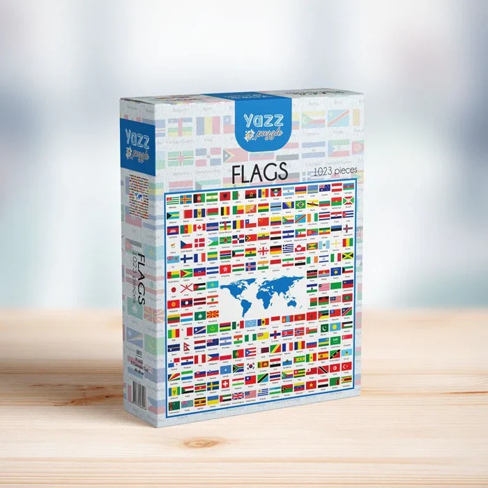 PFG Flags (1023pcs) (Usage/Used - PUZZLES FOR GOOD)