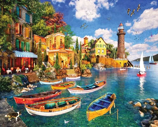 PFG Mediterranean Harbor, Dominic Davison (Usage/Used - PUZZLES FOR GOOD)