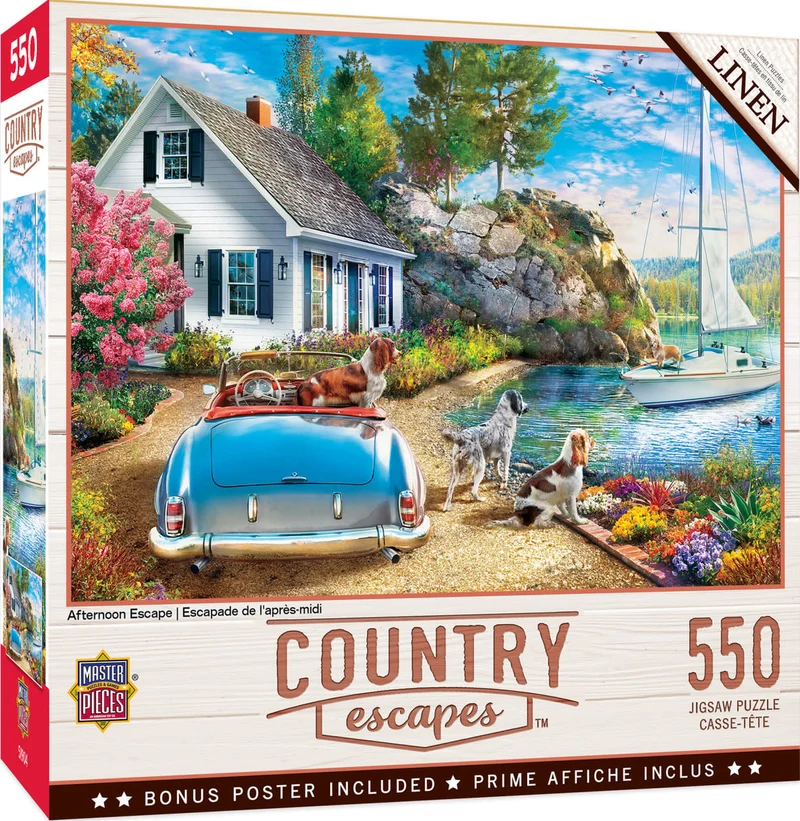 PFG Country Escapes - Afternoon Escape (550pcs) (Usage/Used - PUZZLES FOR GOOD)