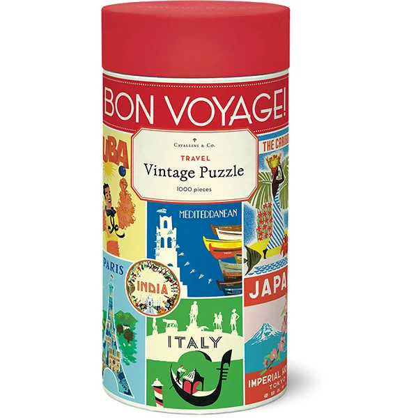 PFG Vintage - Travel (1000pcs) (Usage/Used - PUZZLES FOR GOOD)