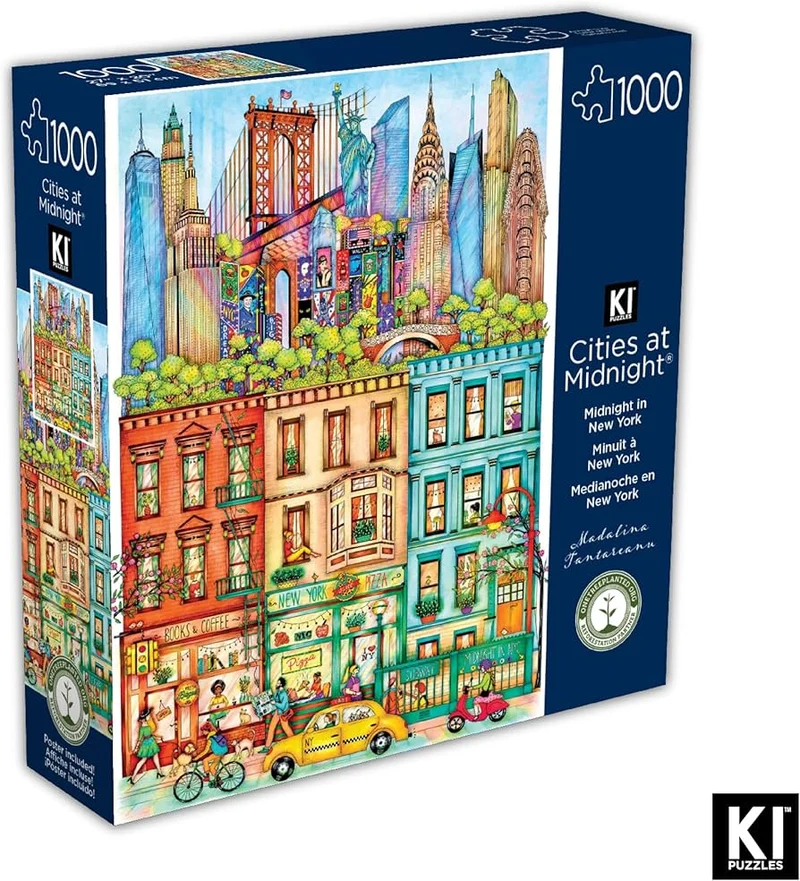 Cities at Midnight - New York, Madalina Tantareanu (1000pcs)