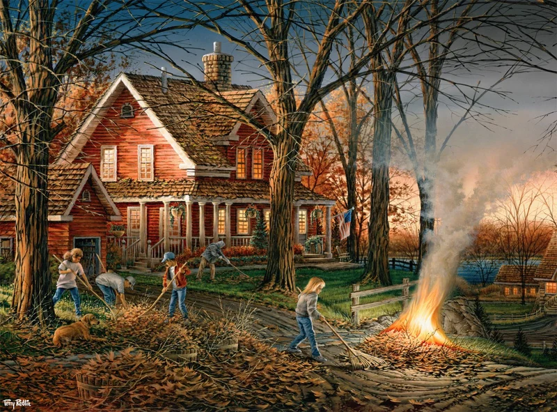 PFG Autumn Evening, Terry Redlin (Usage/Used - PUZZLES FOR GOOD)
