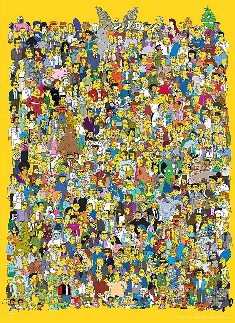 PFG The Simpsons: Cast of Thousands (Usage/Used - PUZZLES FOR GOOD)