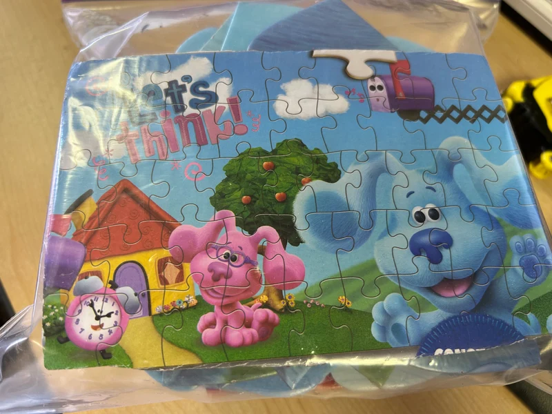 PFG Blues Clues Let's Think (Usage/Used - PUZZLES FOR GOOD)
