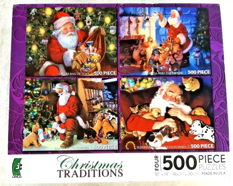 PFG 5-in-1 Christmas Traditions (Usagé/Used - PUZZLES FOR GOOD)
