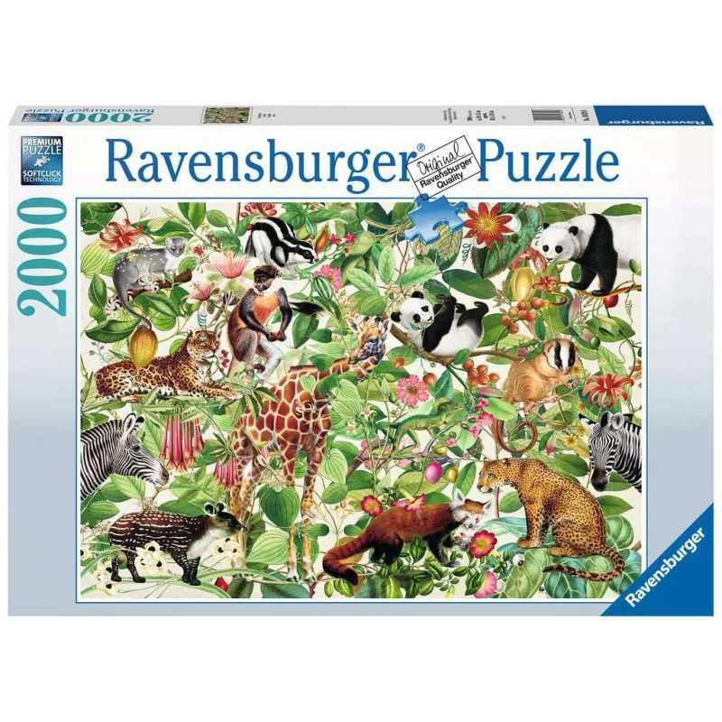 PFG Ravensburger Jungle, Barbara Behr (2000pcs) (Usage/Used - PUZZLES FOR GOOD)