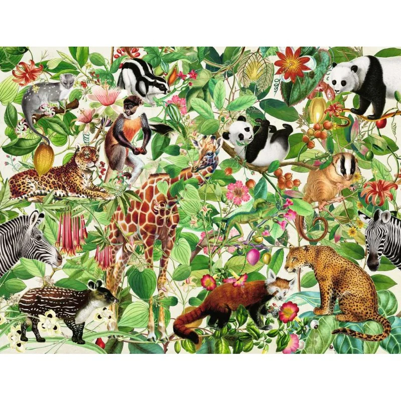 PFG Ravensburger Jungle, Barbara Behr (2000pcs) (Usage/Used - PUZZLES FOR GOOD)