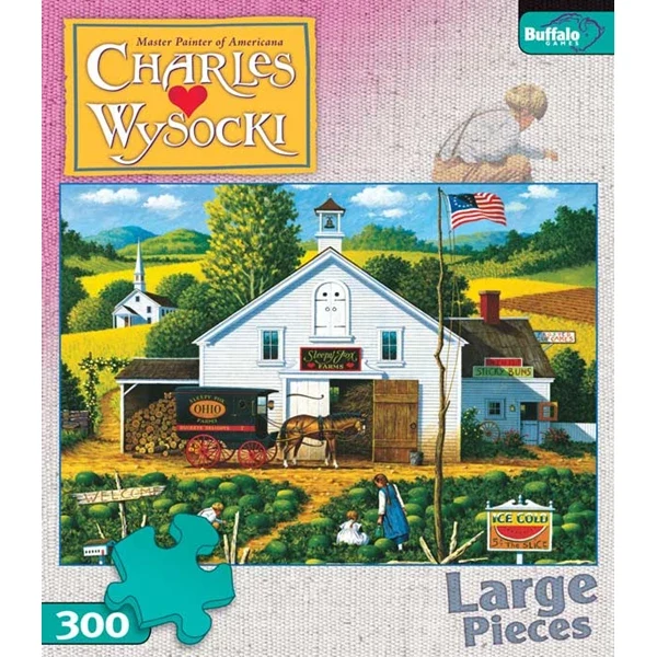 PFG Catchin' Bugs, Charles Wysocki (300pcs) (Usage/Used - PUZZLES FOR GOOD)