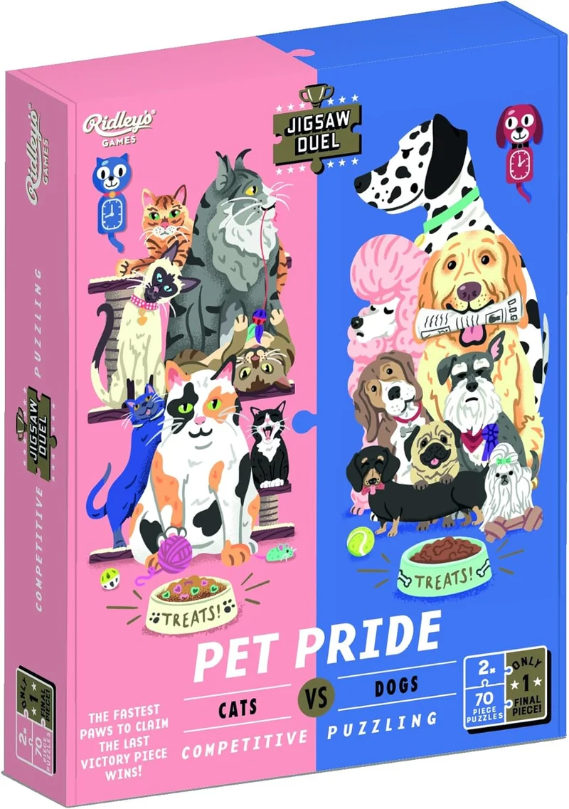 Jigsaw Duel Pet Pride (2 x 70pcs)