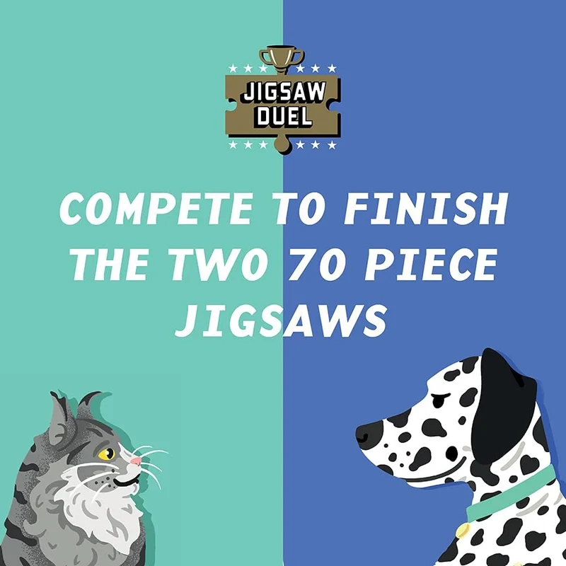 Jigsaw Duel Pet Pride (2 x 70pcs)