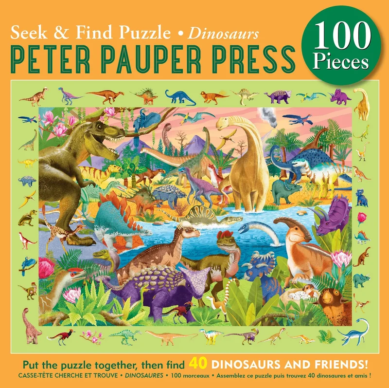 Seek & Find - Dinosaurs (100pcs)
