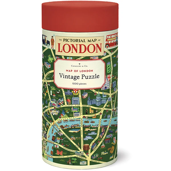 Vintage - Pictorial Map of London (1000pcs)