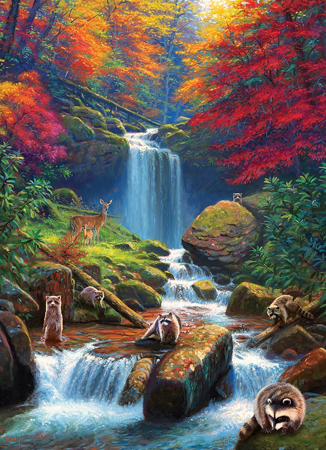 Mystic Falls in Autumn, Mark Keathley (1000pcs)