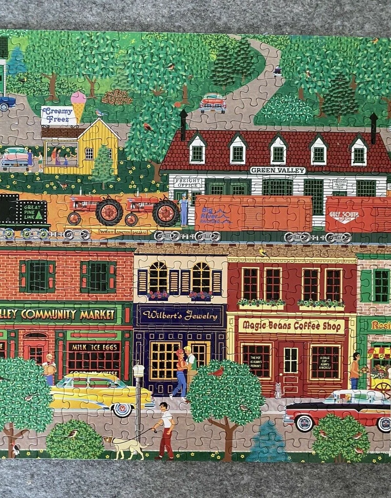 PFG Green Valley (1000pcs) (Usage/Used - PUZZLES FOR GOOD)