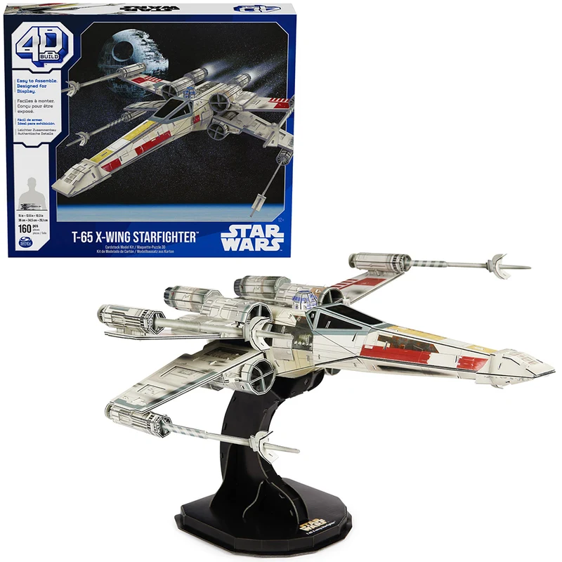 DMG 4D Build- Star Wars - T-65 X-Wing Starfighter (DAMAGED BOX)