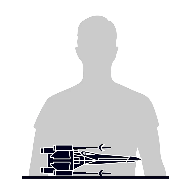 DMG 4D Build- Star Wars - T-65 X-Wing Starfighter (DAMAGED BOX)