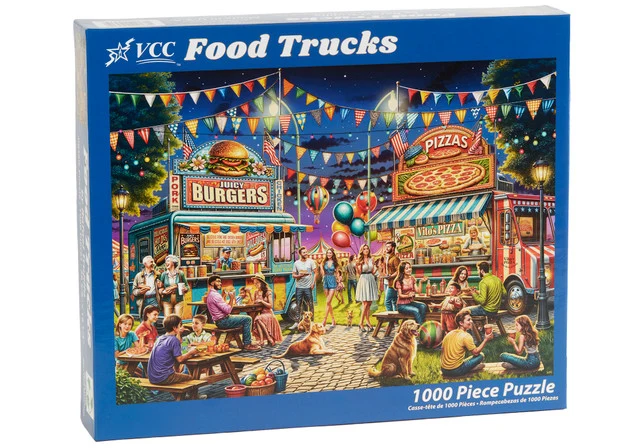 PFG Food Trucks, Rafael Trujillo (1000pcs) (Usage/Used - PUZZLES FOR GOOD)