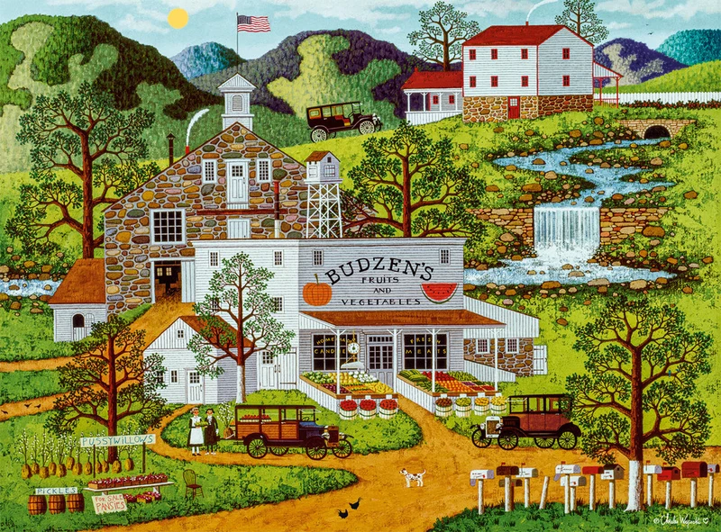 PFG Budzens, Charles Wysocki (1000pcs) (Usage/Used - PUZZLES FOR GOOD)