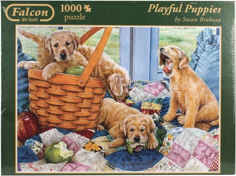 PFG Playful Puppies (1000pcs) (Usage/Used - PUZZLES FOR GOOD)