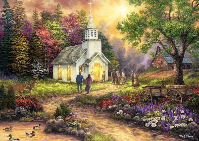 PFG Strength Along the Journey, Chuck Pinson (2000pcs) (Usage/Used - PUZZLES FOR GOOD)