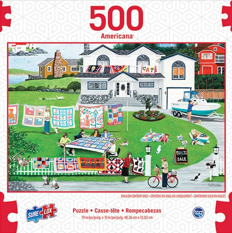 PFG Americana Collection - Cat Lovers Special (500pcs) (Usage/Used - PUZZLES FOR GOOD)
