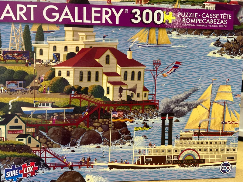 PFG Art Gallery - Pt Bonita Light (300pcs) (Usage/Used - PUZZLES FOR GOOD)