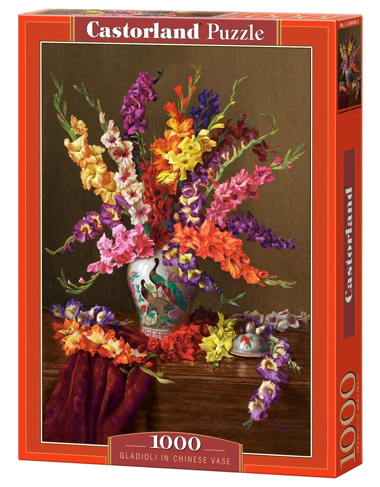 Gladioli in Chinese Vase (1000pcs)