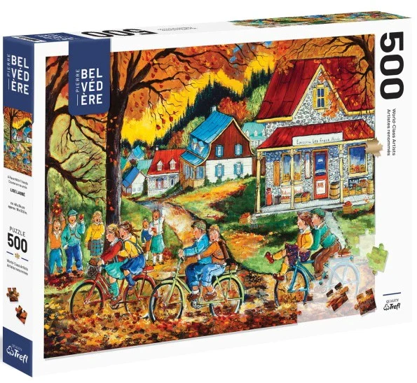 PFG A Race With Friends, L. Labbe (500pcs) (Usage/Used - PUZZLES FOR GOOD)