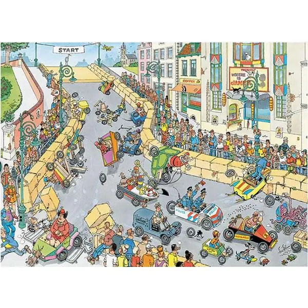 PFG The Soapbox Race / La course de boîtes à savon, JVH (1000pcs) (Usage/Used - PUZZLES FOR GOOD)