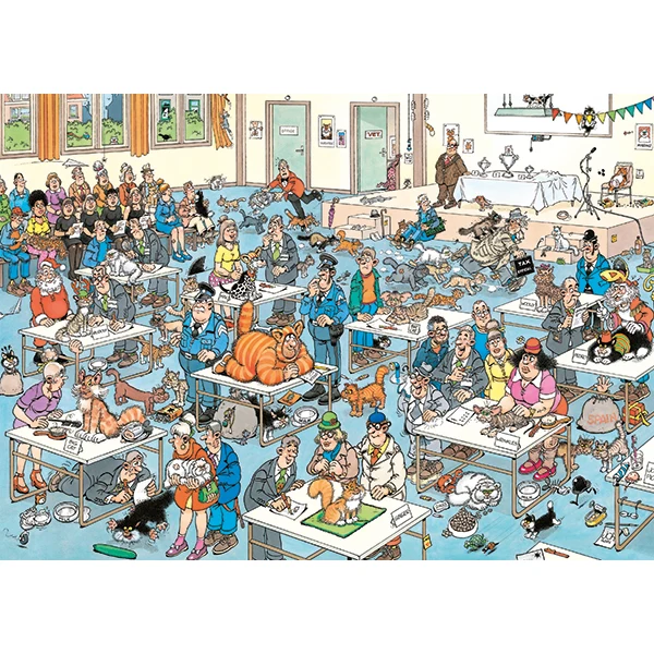PFG The Cat Pageantry, JVH (1000pcs) (Usage/Used - PUZZLES FOR GOOD)