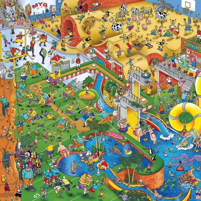 PFG Sports Complex / Complexe de Sport, Steve Skelton (1000pcs) (Usage/Used - PUZZLES FOR GOOD)
