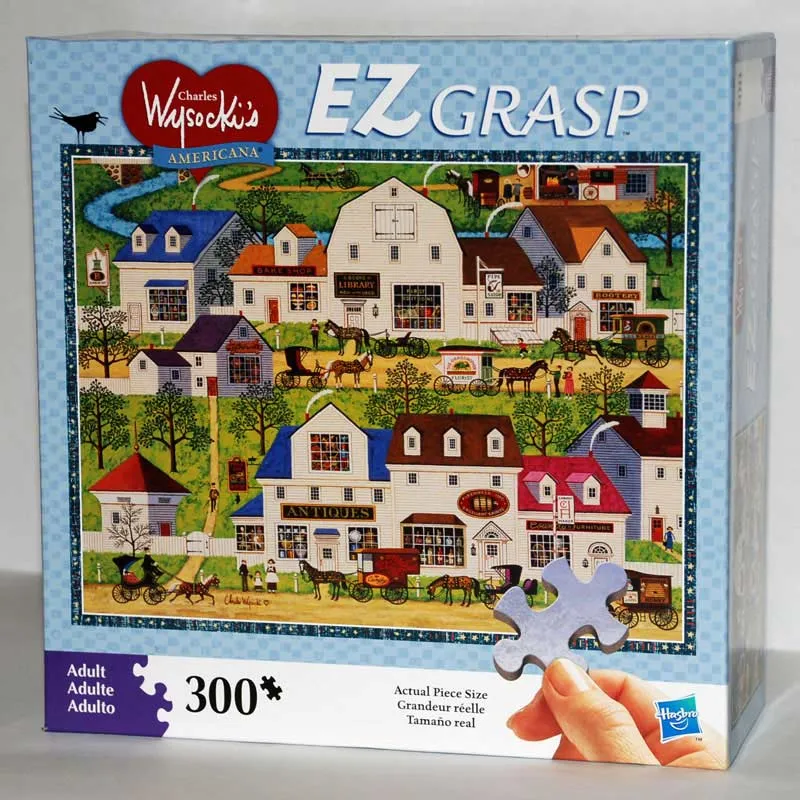 PFG Shops and Buggies, Charles Wysocki (300pcs) (Usage/Used - PUZZLES FOR GOOD)