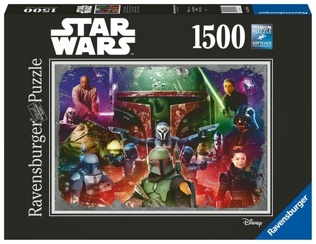 PFG Ravensburger Star Wars - Boba Fett: Bounty Hunter (1500pcs) (Usage/Used - PUZZLES FOR GOOD)