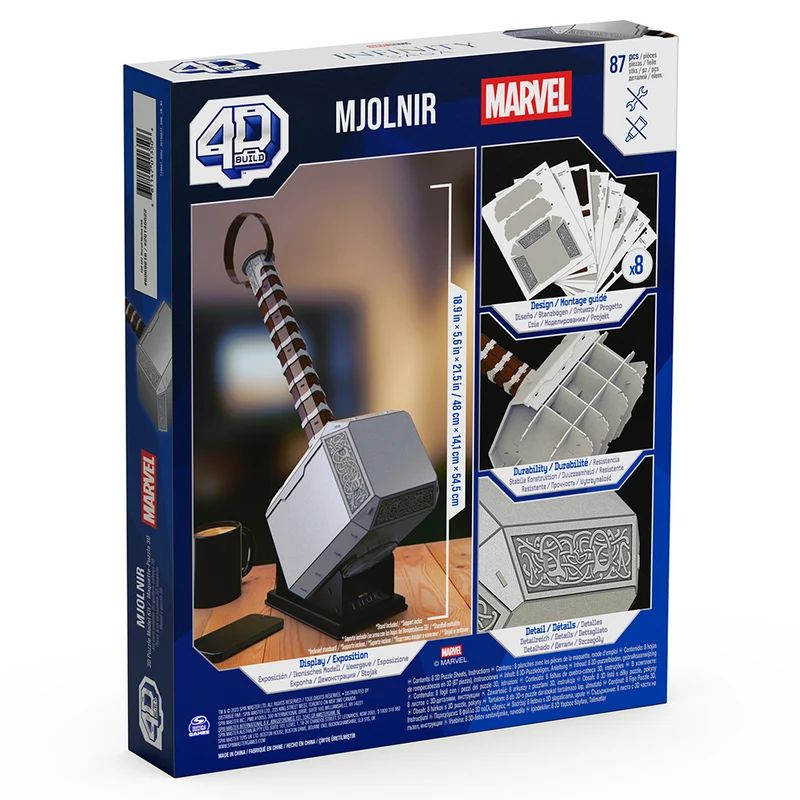 4D Build- Marvel - Mjolnir Thor Hammer