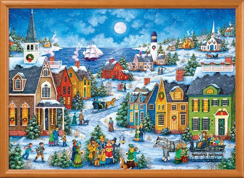 PFG Harbor Street Carolers, Bonnie White (Usage/Used - PUZZLES FOR GOOD)