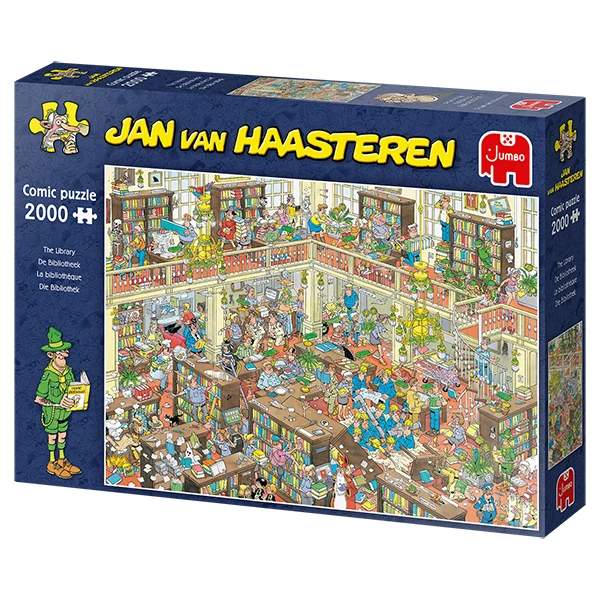 The Library / La bibliothèque, JVH (2000pcs)