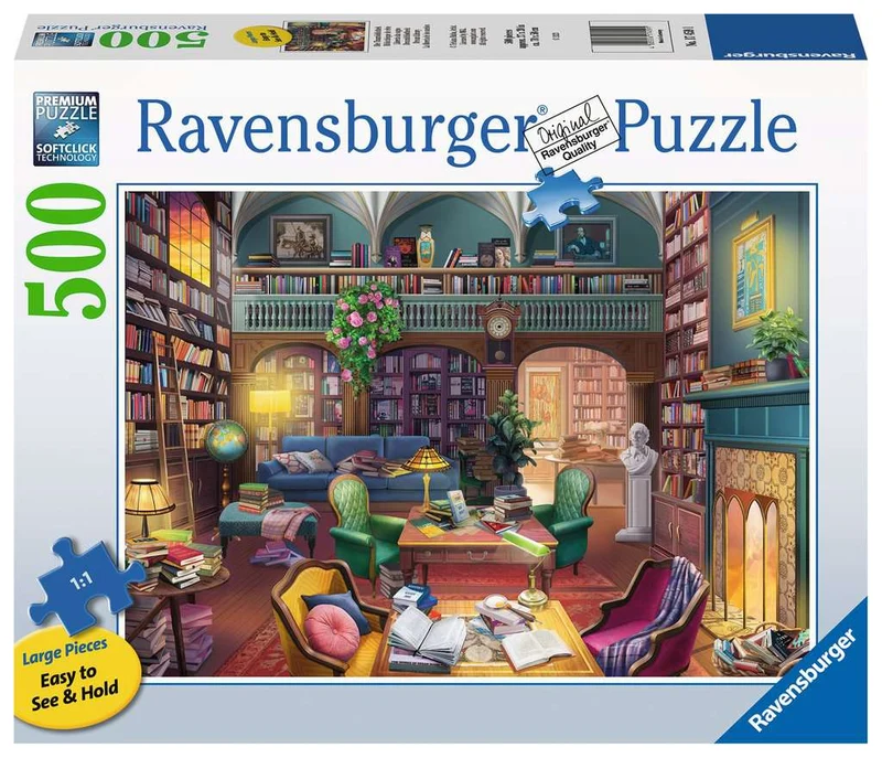 PFG Ravensburger Dream Library (500 Large) (Usage/Used - PUZZLES FOR GOOD)