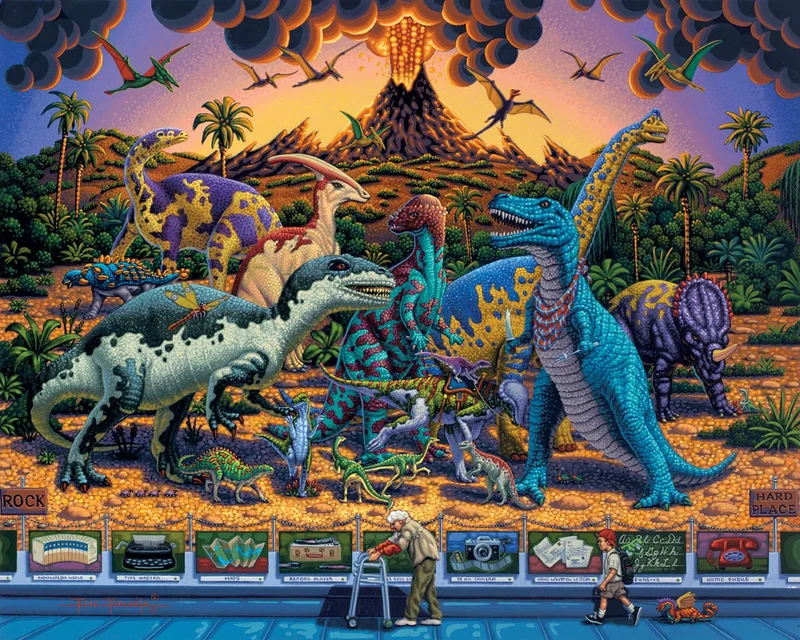 DMG Dinosaur Museum (500pcs) (DAMAGED BOX)
