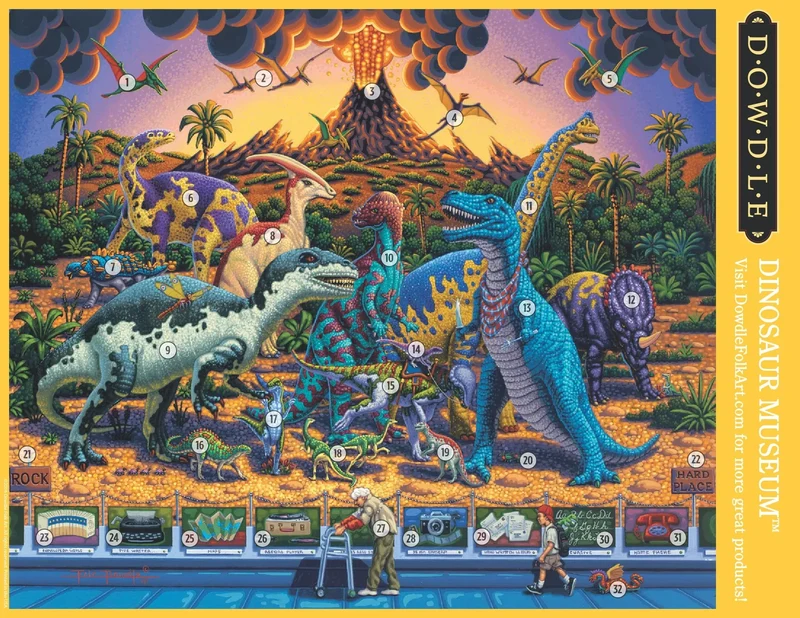DMG Dinosaur Museum (500pcs) (DAMAGED BOX)